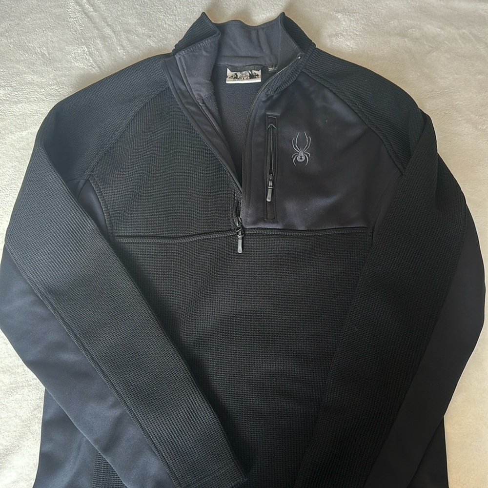 Spyder Black Track Jacket
